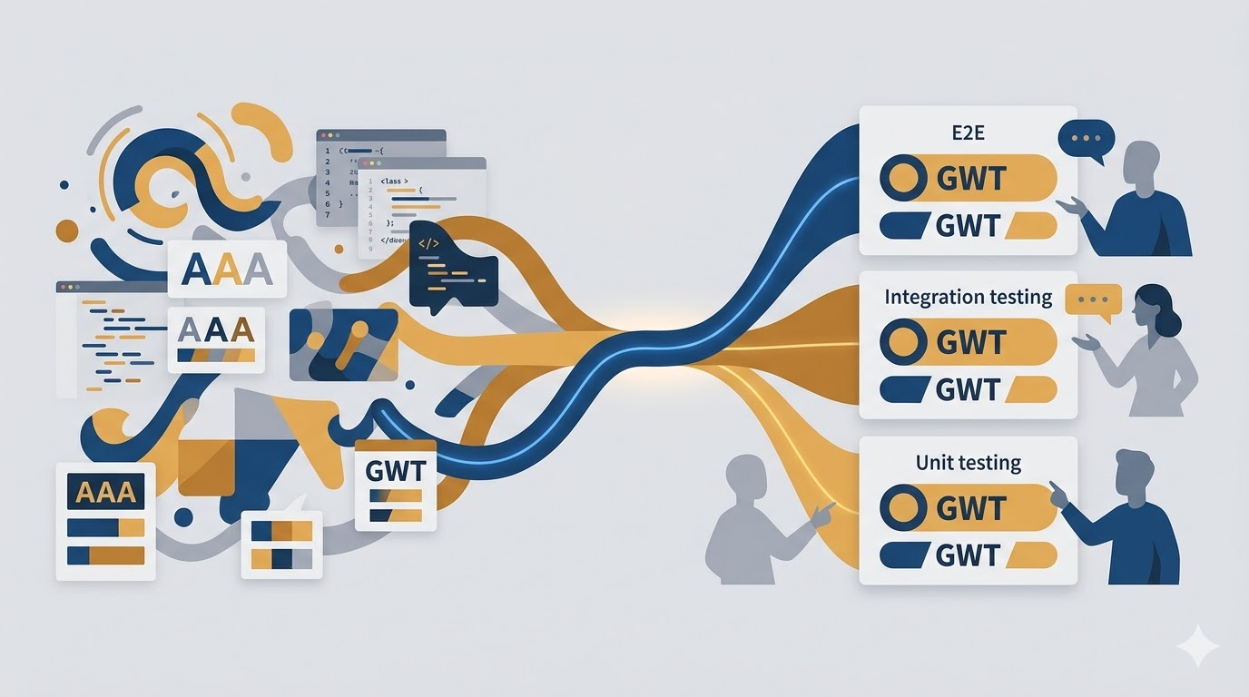 GWT Everywhere – A Shared Language for Tests and Specs