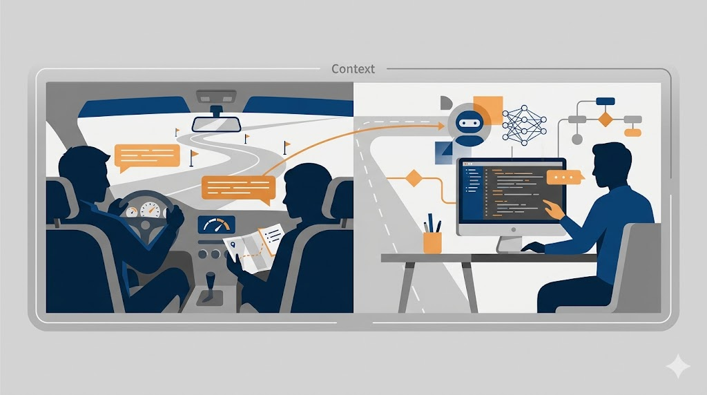Rally Racing and the Context Problem in AI Collaboration
