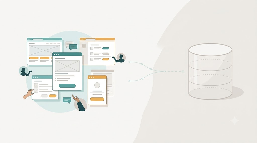 A Year and a Half Without a Database: Learning the Right Thing First