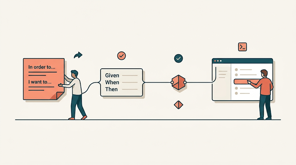 From User Stories to Working Software: The Through-Line
